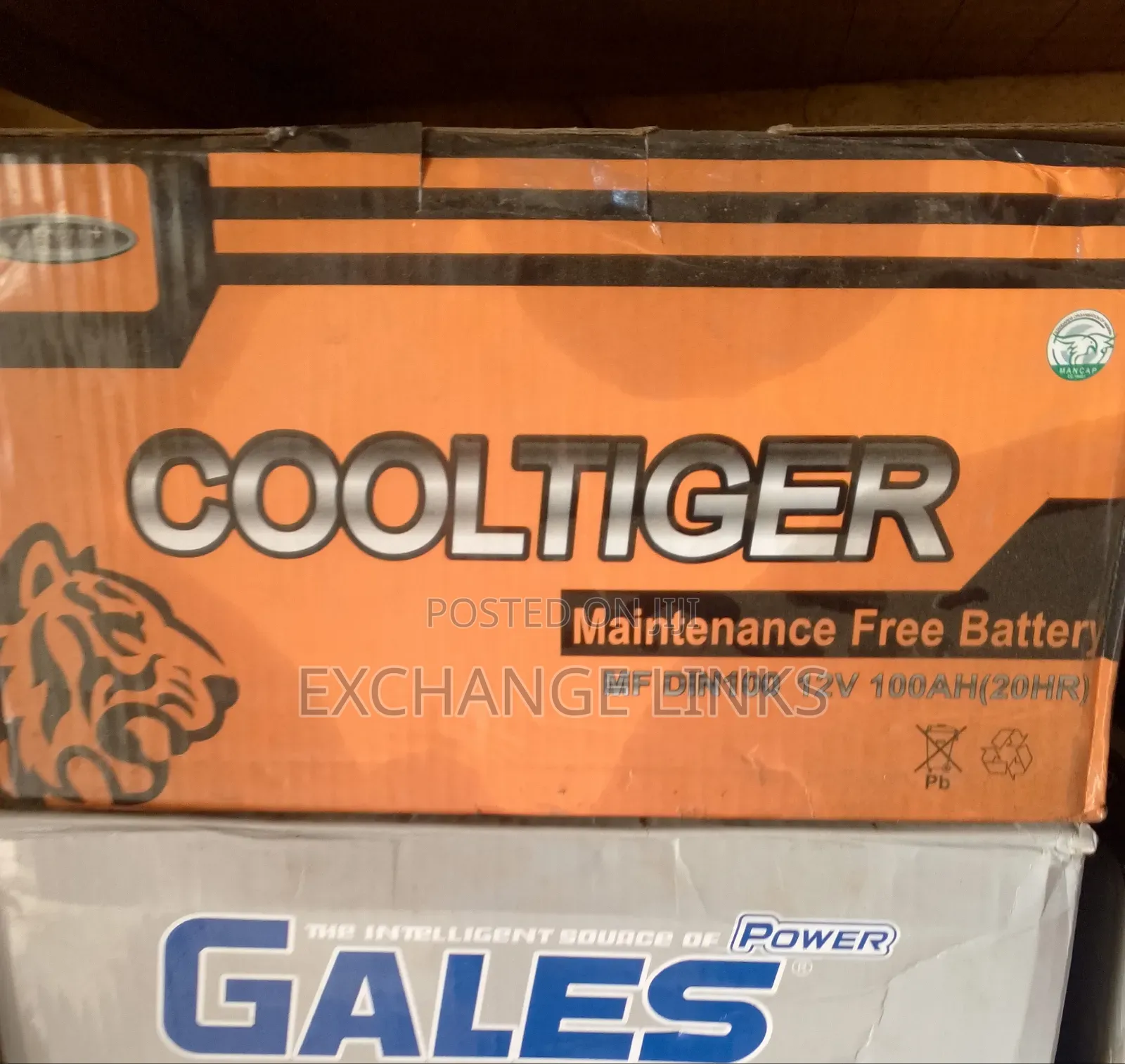 100Ah Korea Battery for Cars, SUVS and Generator