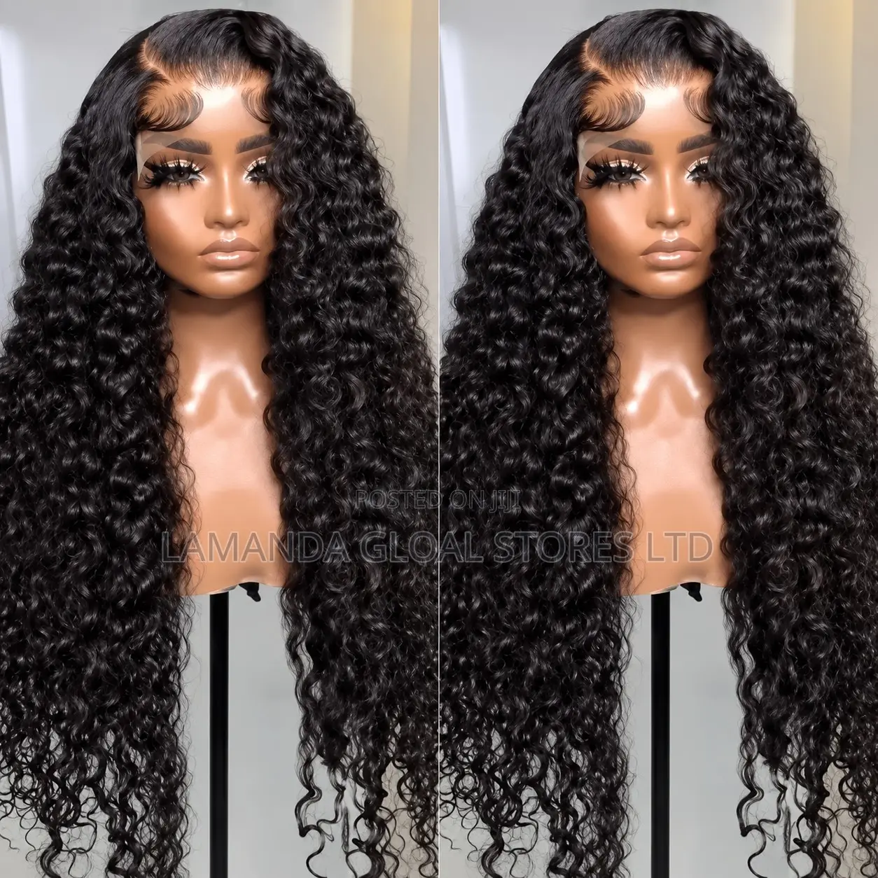 Long Deep Wave Side Part HD Lace Front Human Hair Wig