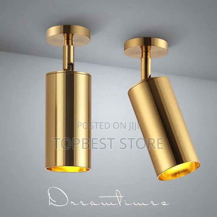 Track Spot Light Gold Body Aluminum Material Quality