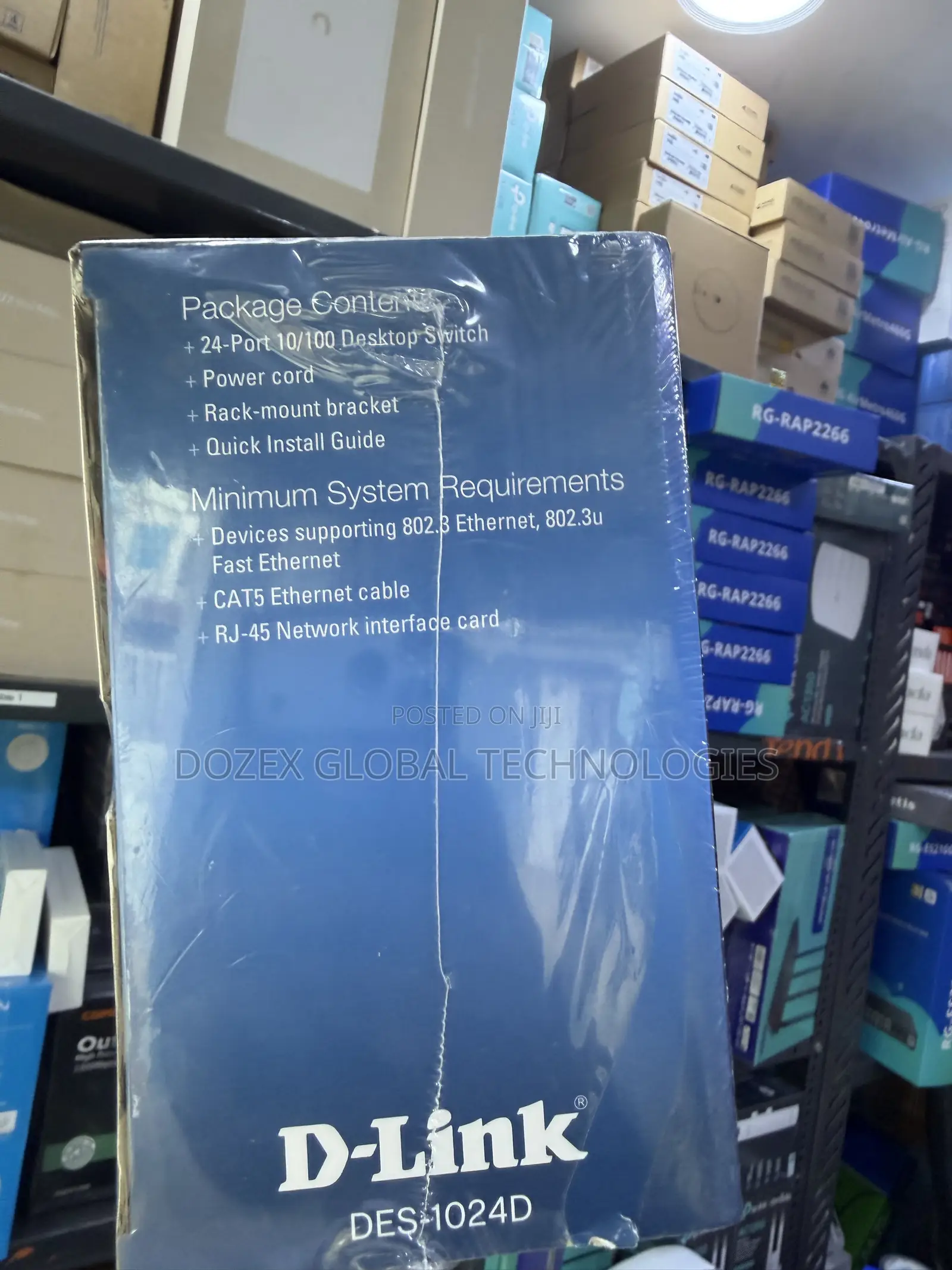D-Link 24 Ports 10/100 Poe Switch