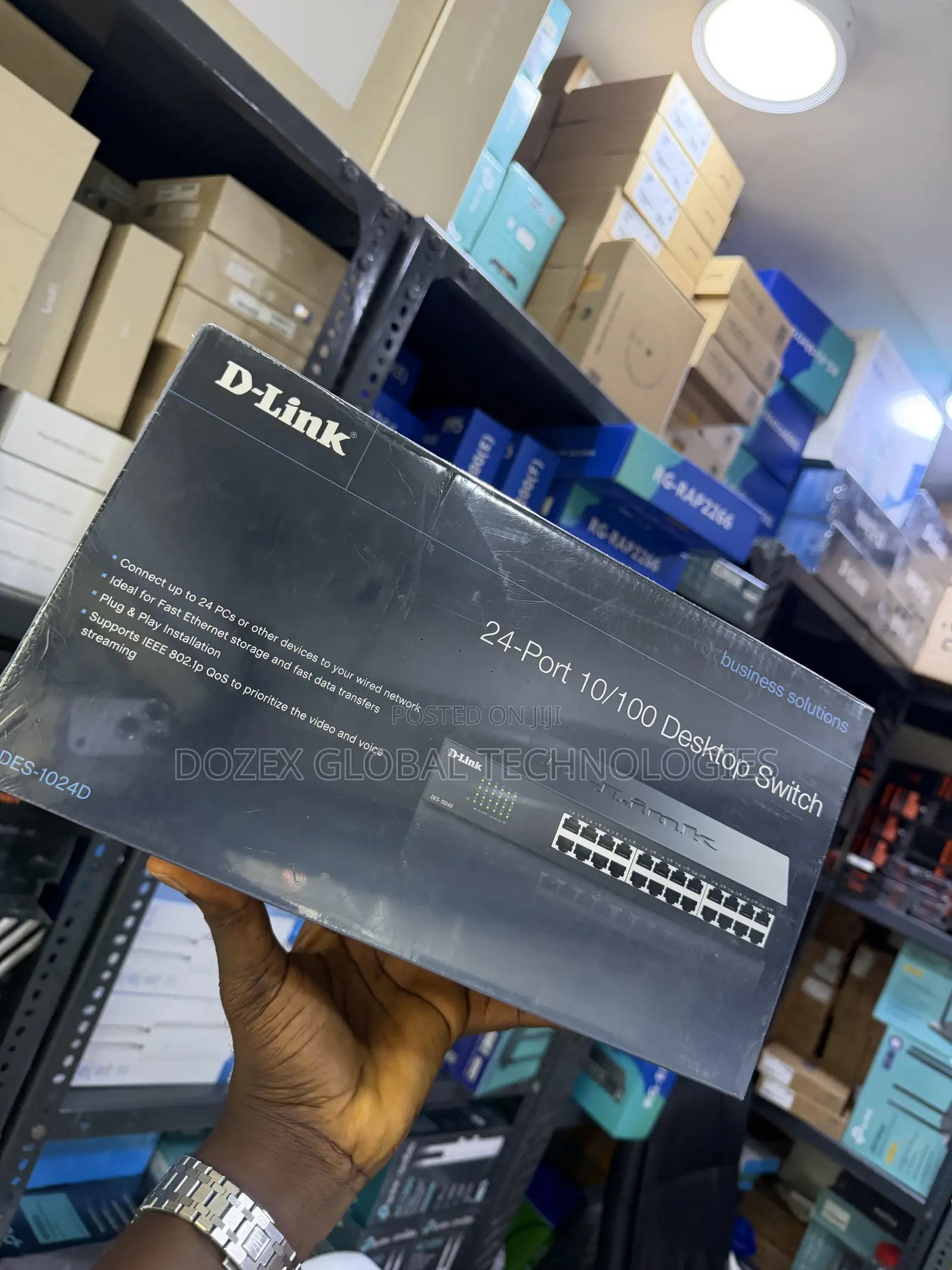 D-Link 24 Ports 10/100 Poe Switch