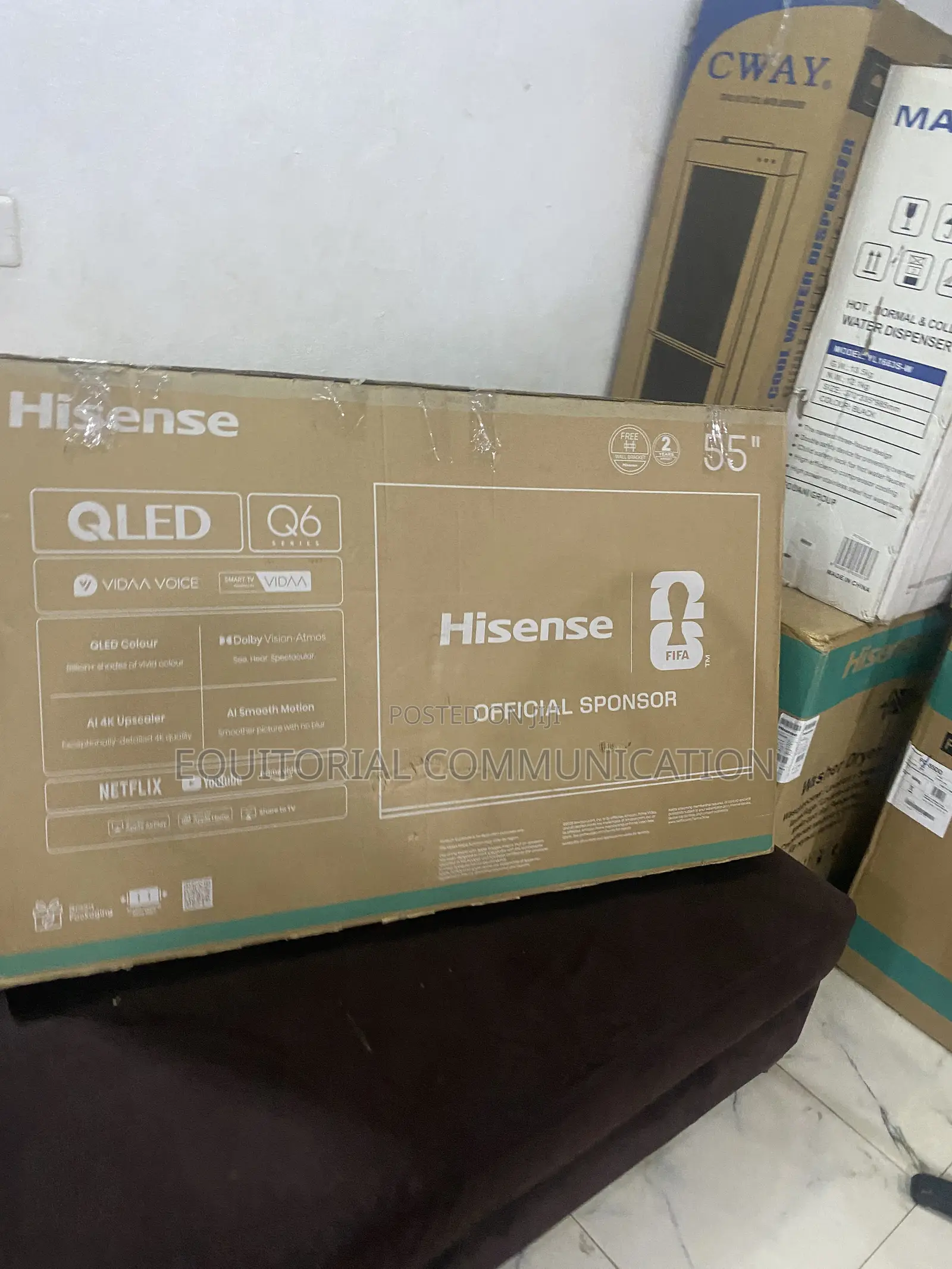 Hisense 55 Inches QLED Smart Home Cinema TV