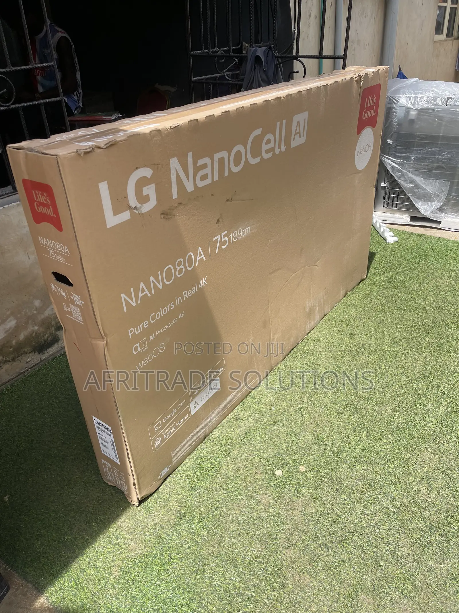 LG 75NANO80T6A 75" Smart TV – Pure Picture Power
