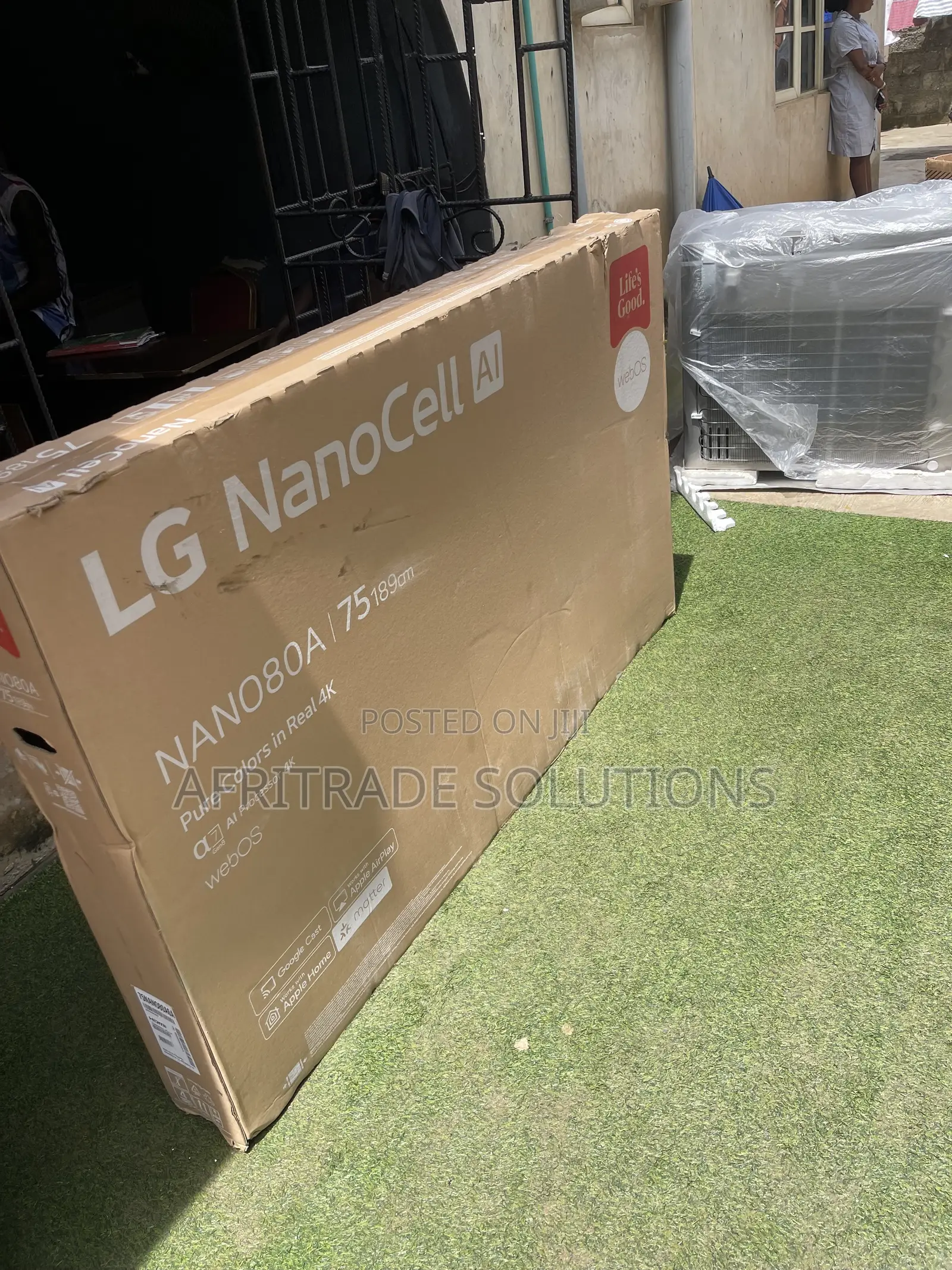 LG 75NANO80T6A 75" Smart TV – Pure Picture Power