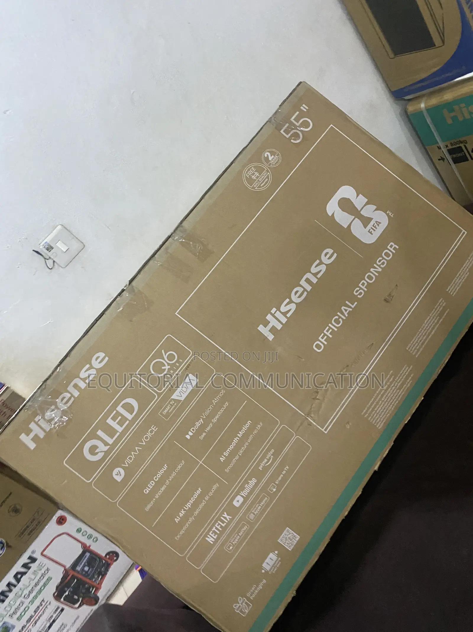 Hisense QLED TV 55 Inch Home Entertainment
