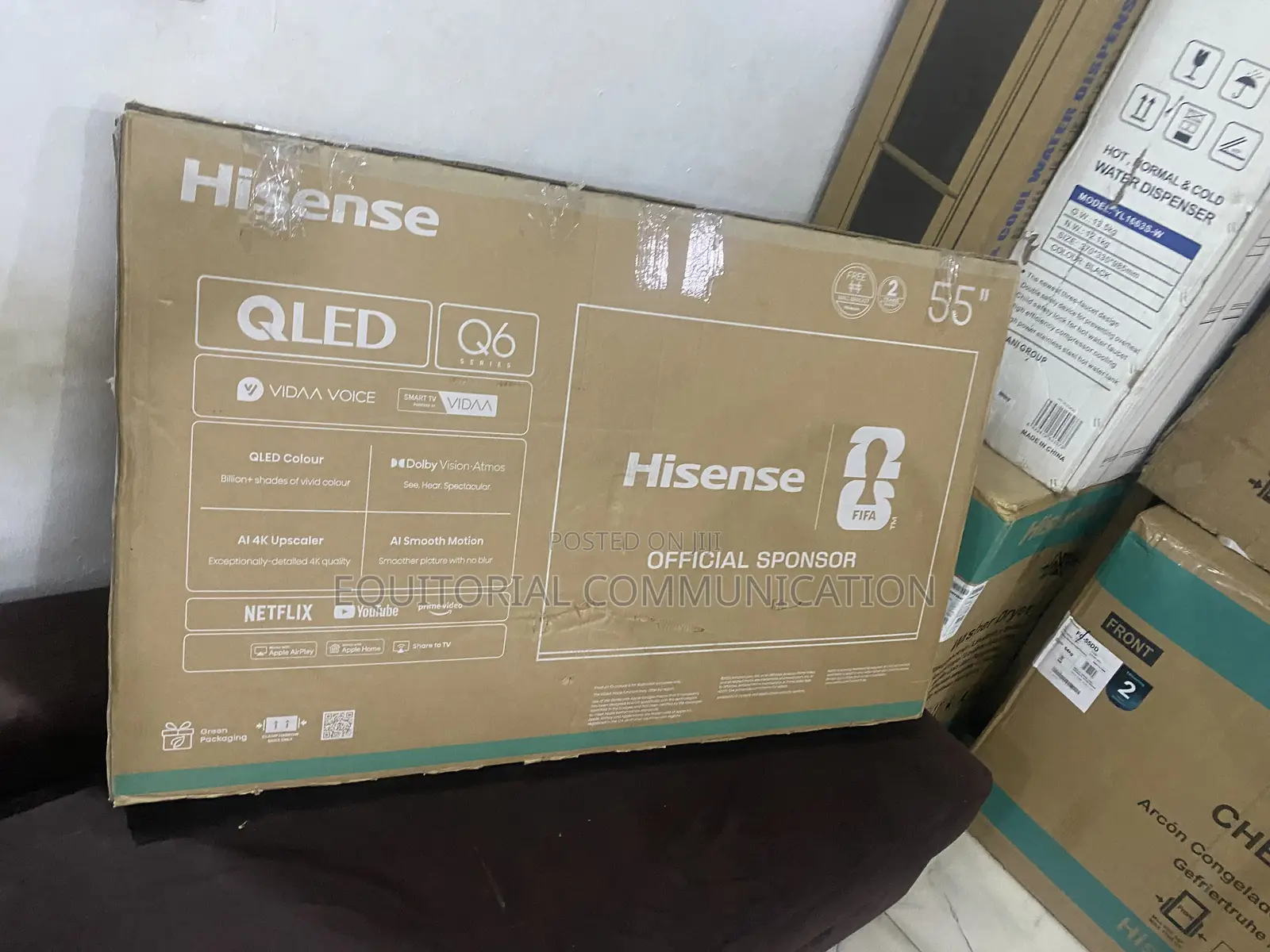 Hisense 55 Inches Smart QLED Home Cinema Television