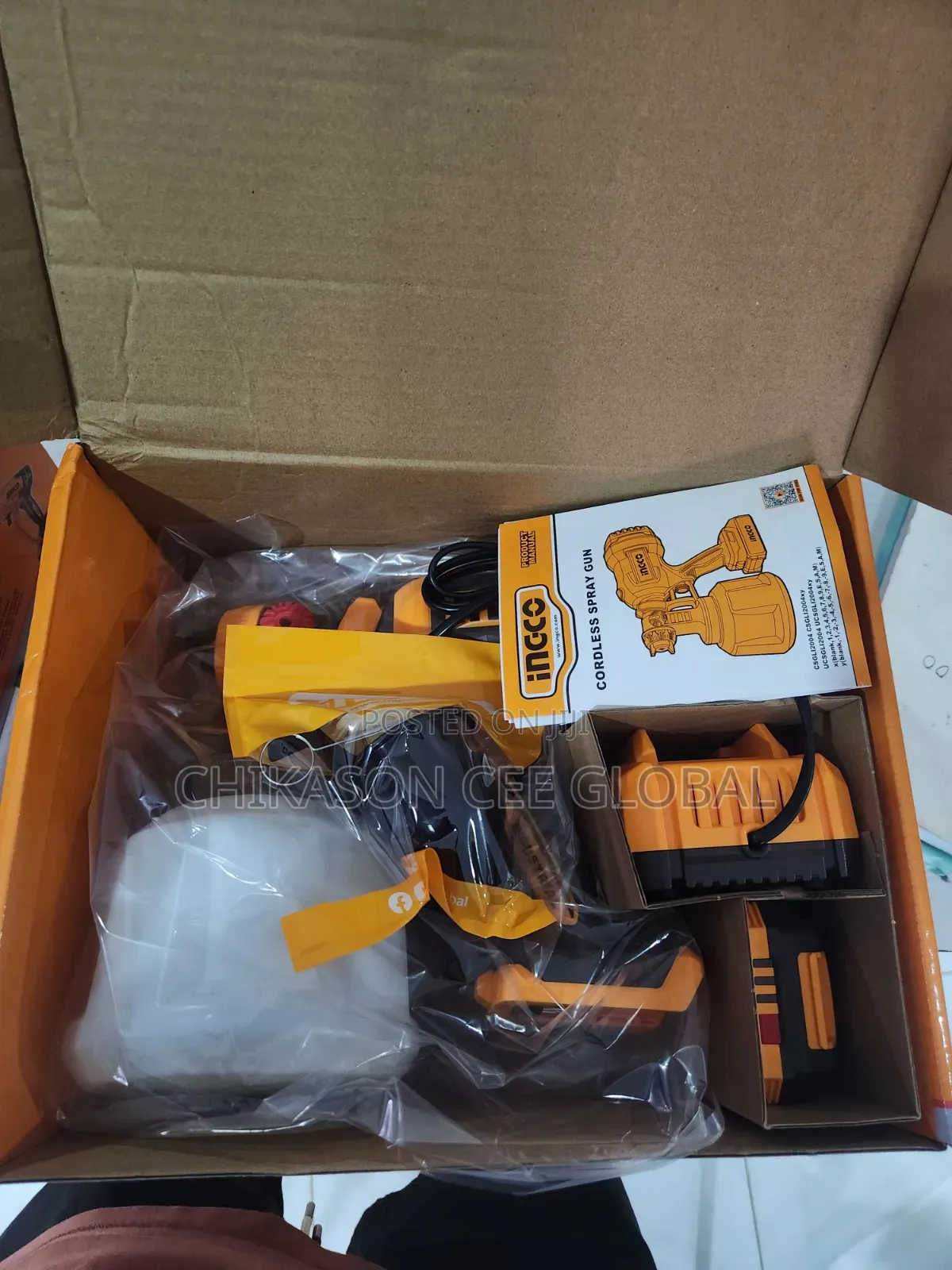 20v Lithium Cordless Spray Gun