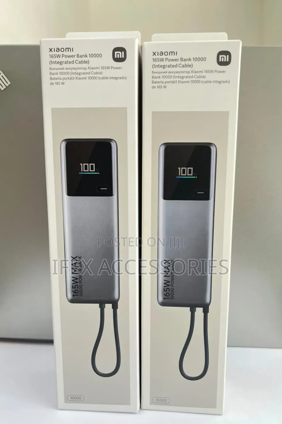 Xiaomi 165W Power Bank 10000mAh ( Integrated Cable)