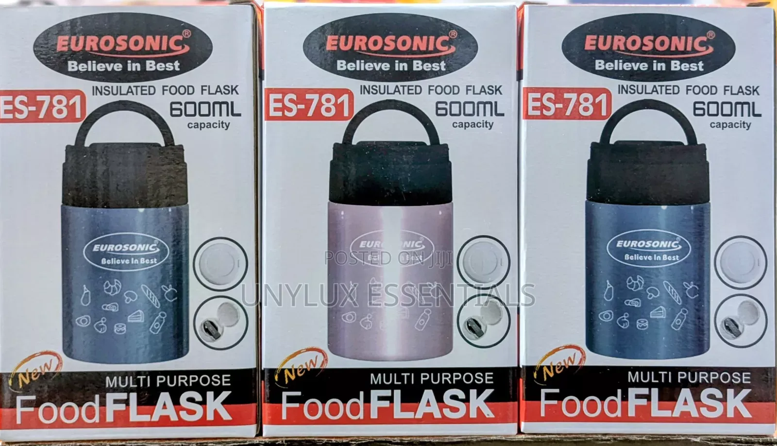 Eurosonic ES-781 Insulated Food Flask With a 600ml Capacity
