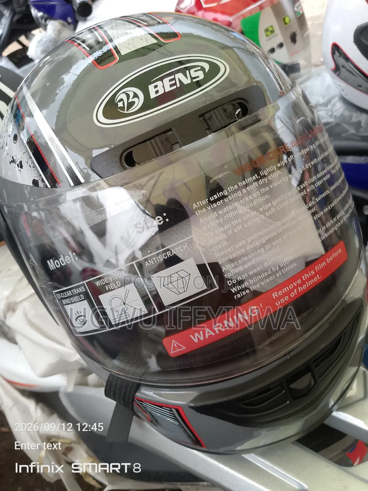Very Clean Helmets for Rider