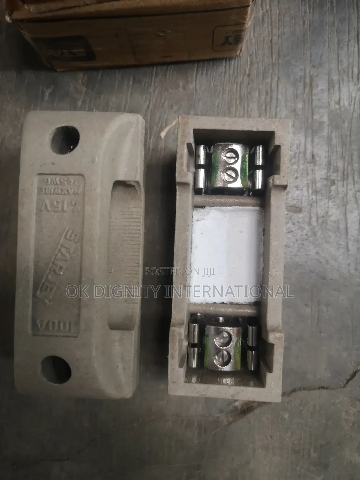 Starby 100A 415V Ceramic Cut-Out Fuse Base – Heavy Duty