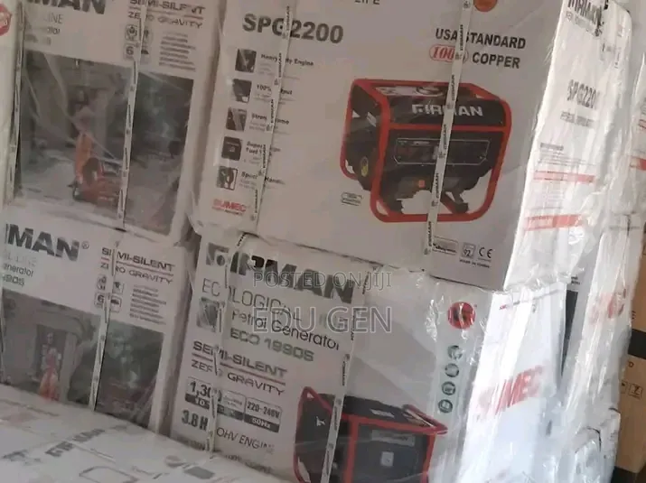 Original Firman SPG2200 1.5KVA Generator – 100% Copper Coil