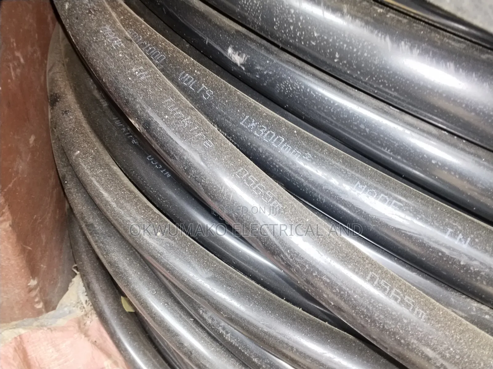 Câble Unipolaire De 300 Mm À Isolation PVC Robuste, Origine Nigeria