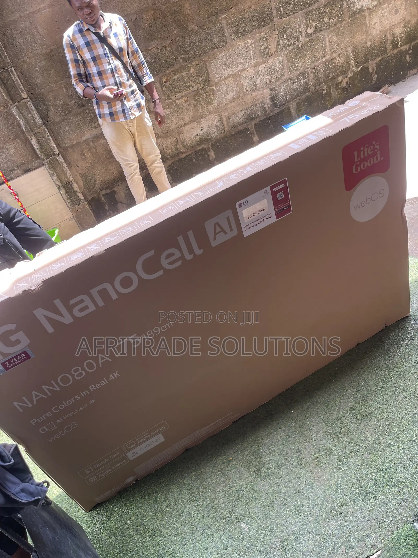 LG 75NANO80T6A 75" Smart TV – Experience in Style