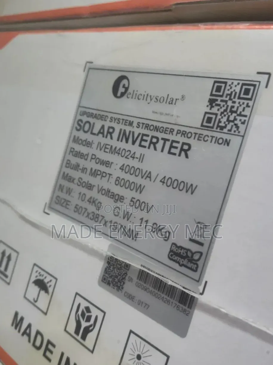 4kva Felicity Hybrid Inverter – Reliable Solar Power Solu