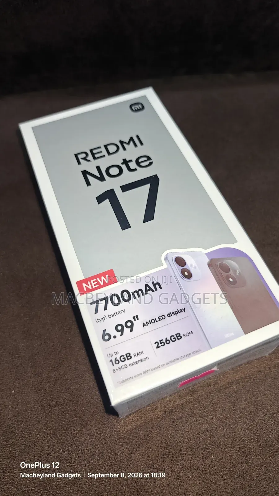 New Xiaomi Redmi Note 17 256 GB Purple