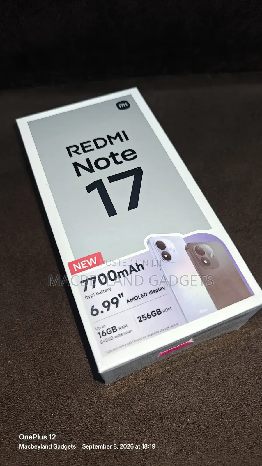 New Xiaomi Redmi Note 17 256 GB Purple