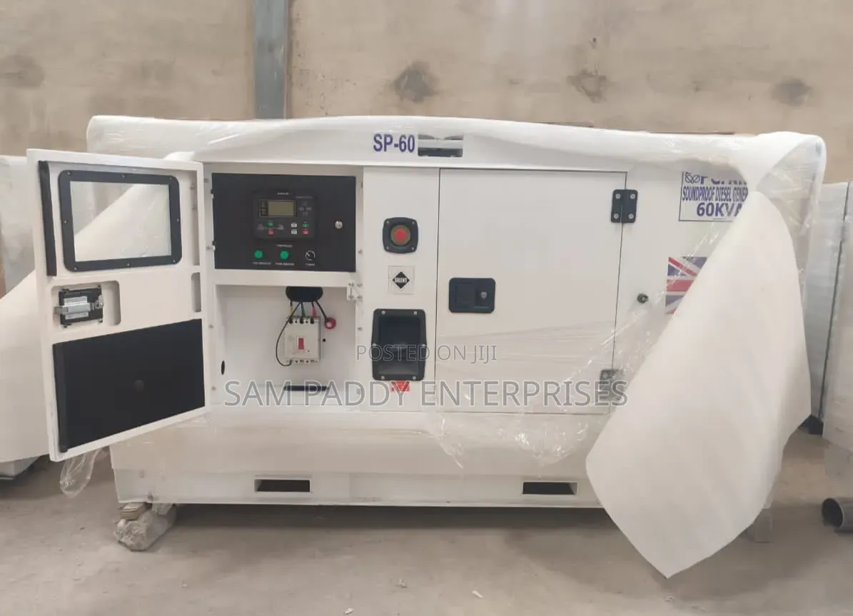 60kVA Perkins Silent Diesel Generator 100% Copper Coil