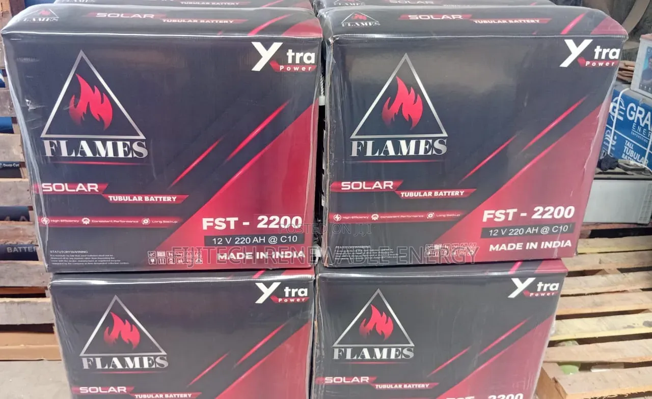 220ah Flames Tubular Battery