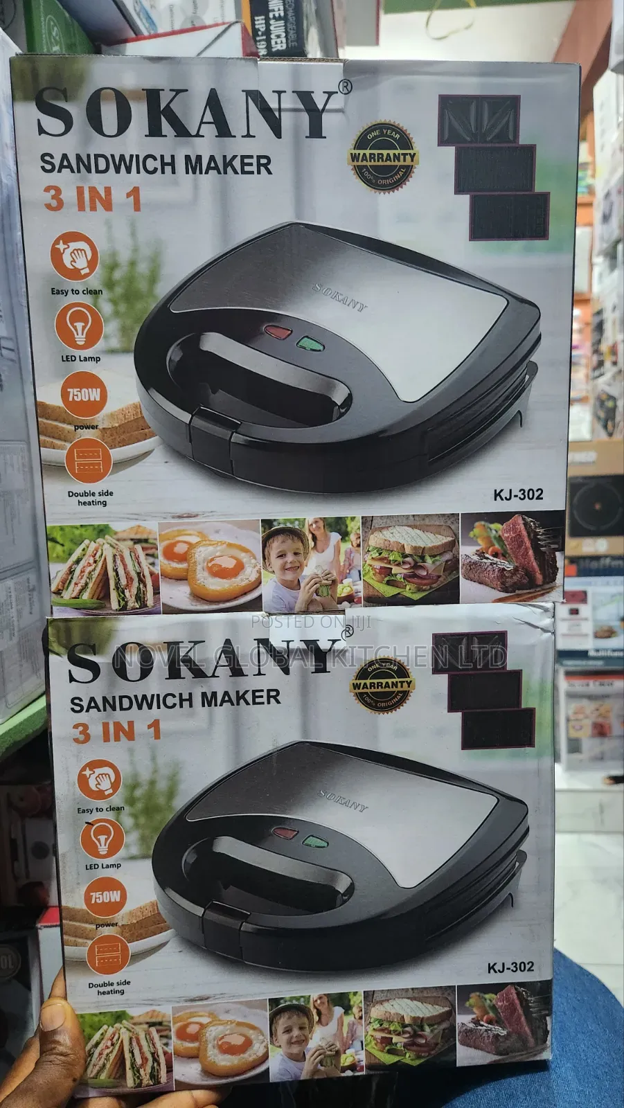 3 in 1 Sokany Sandwich Maker