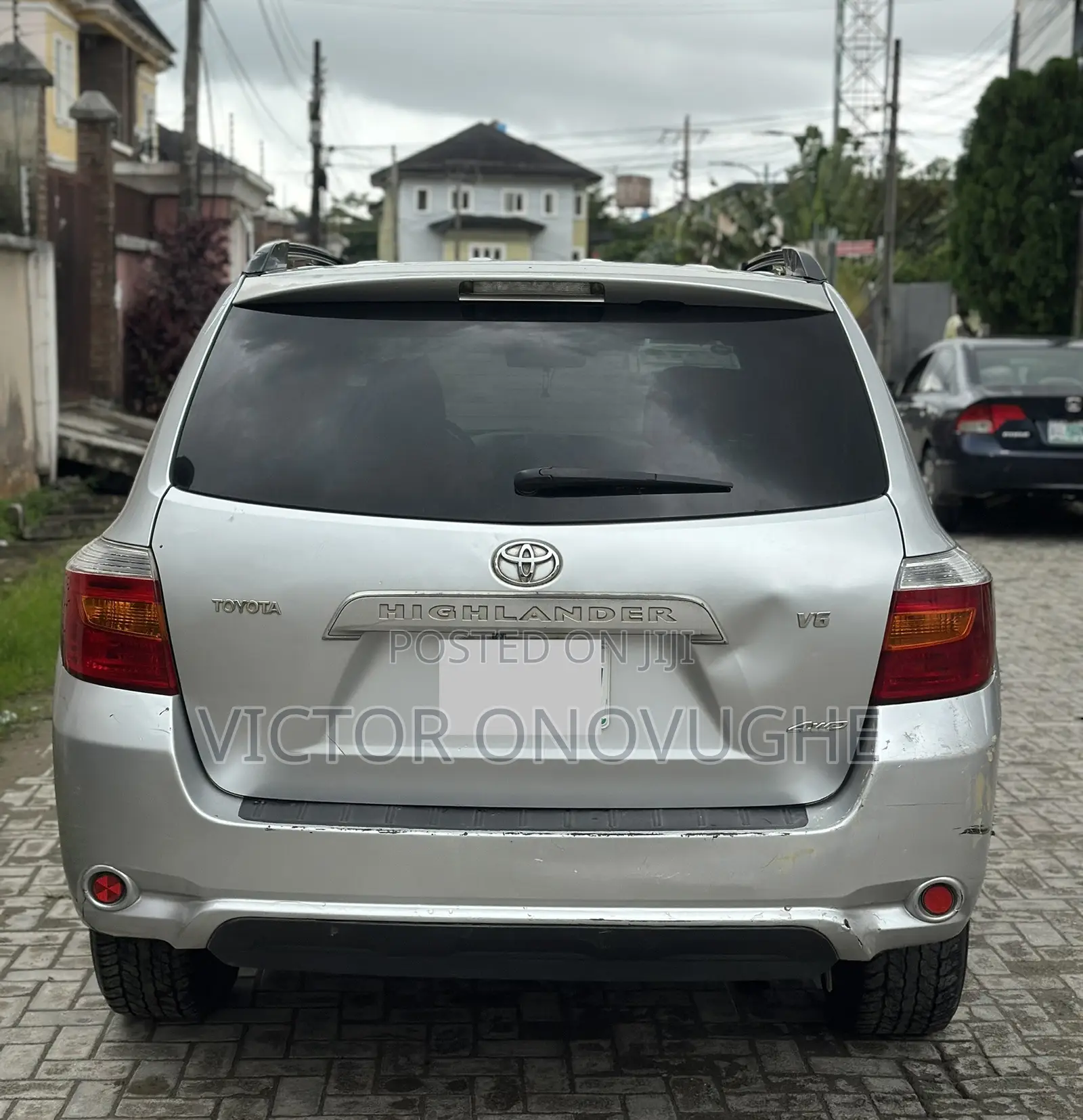 Toyota Highlander Sport 2008 Silver