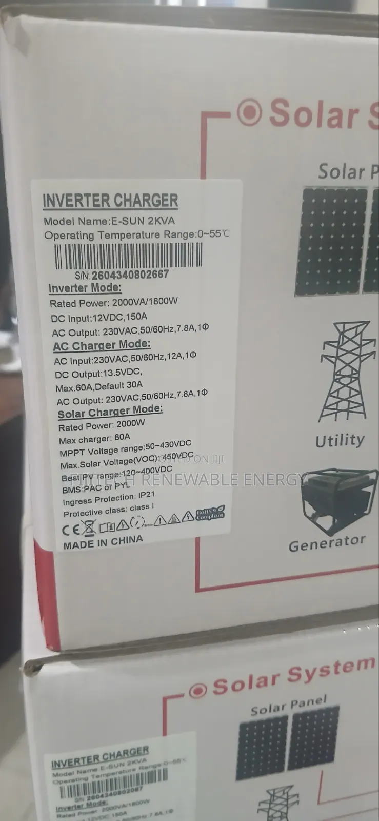 2kva 12v Sako Hybrid Inverter