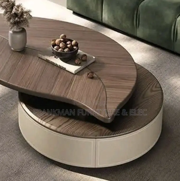 Oval Center Table With Stylish Design