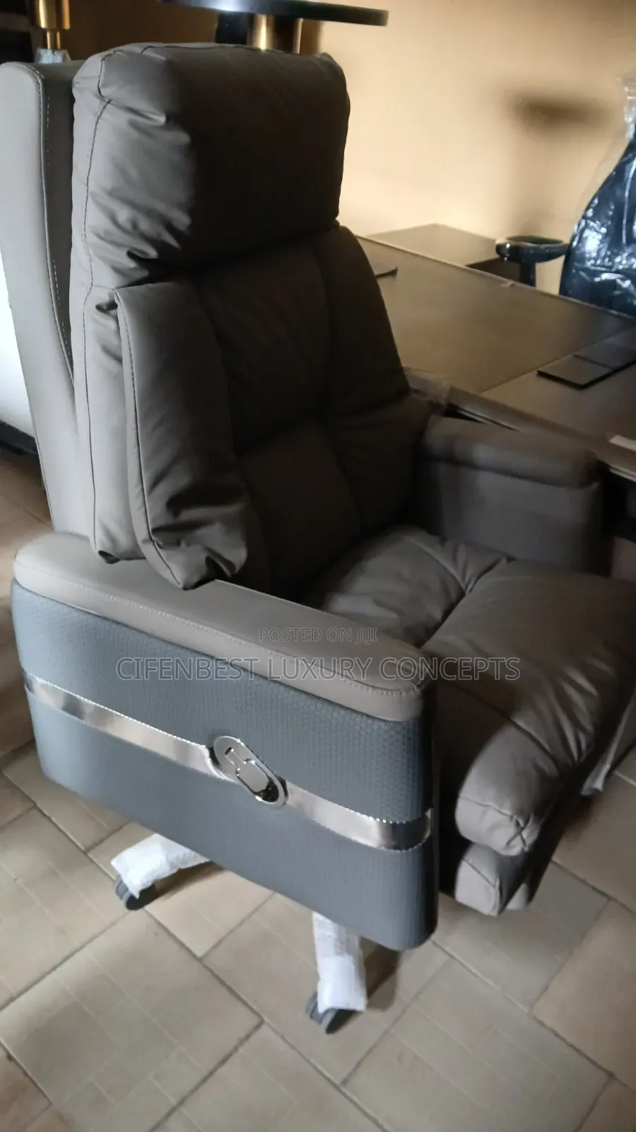 Md/Ceo Office Reclined Leather Chair