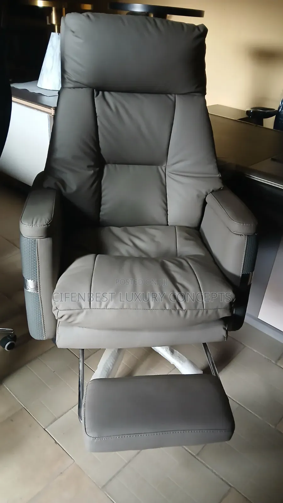 Md/Ceo Office Reclined Leather Chair