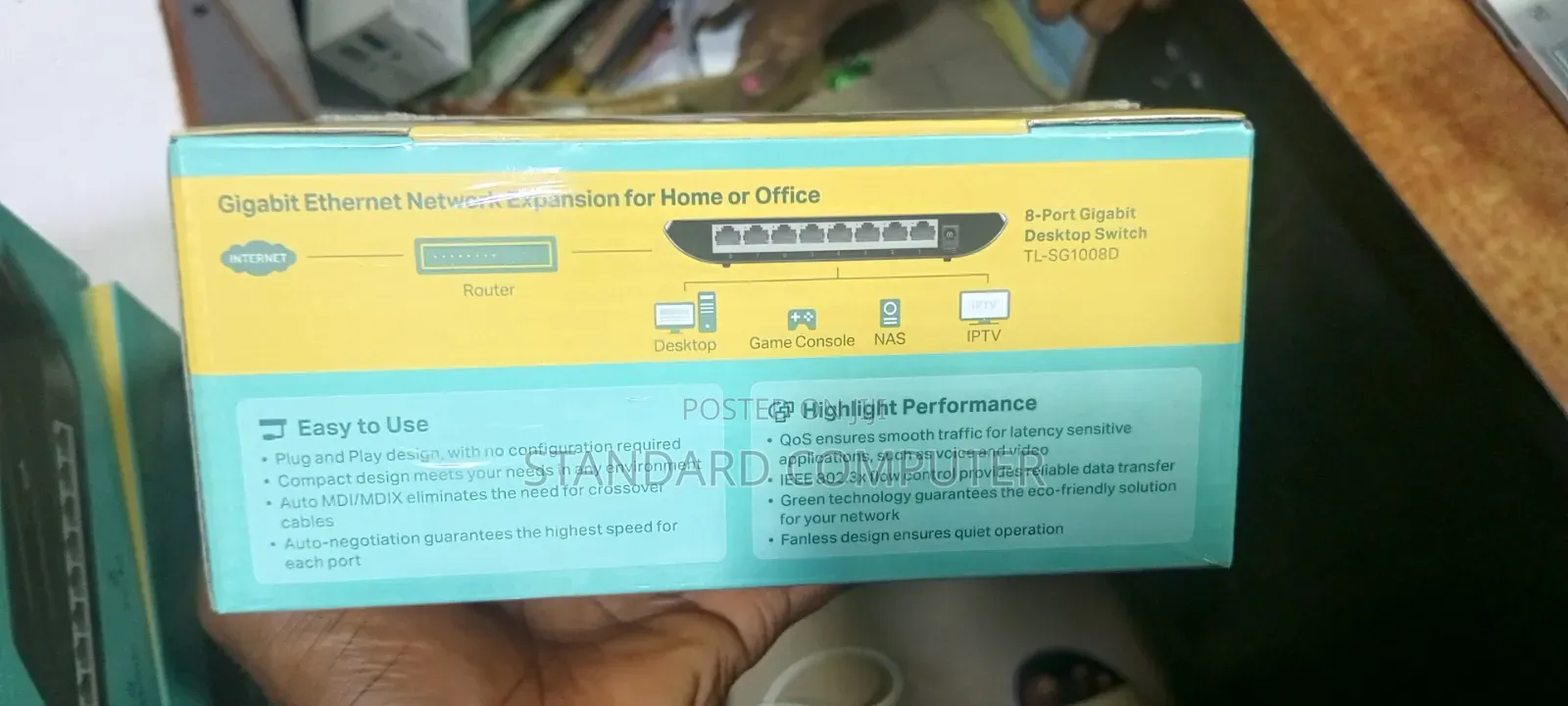 Tp Link 8- Port Gigabit Desktop Tl-Sg 1008d