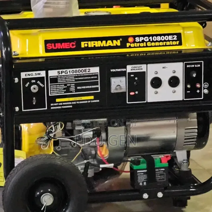 Sumec Firman SPG10800E2 7.6KVA Petrol Generator – 100% Copper Coil