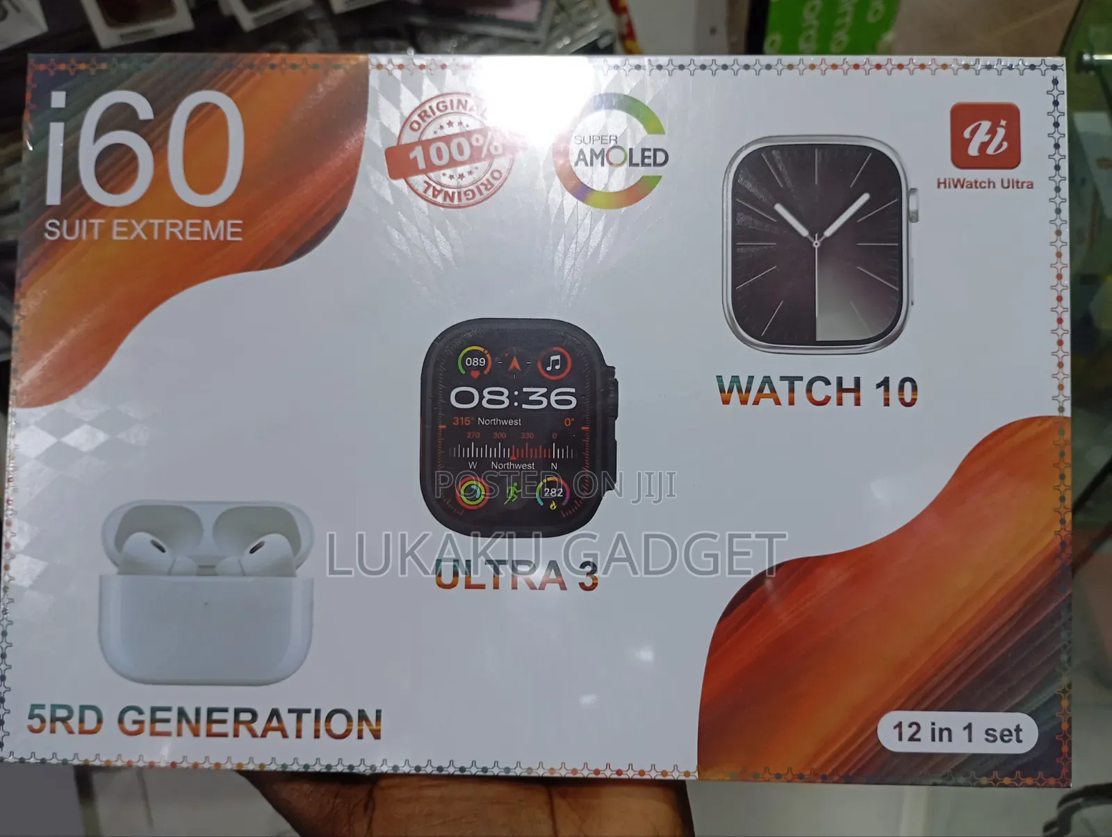 I60 Suit Extreme 12 In1 Smart Watch Set