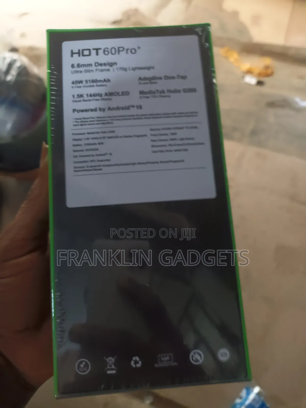 New Infinix Hot 60 Pro 256 GB Blue