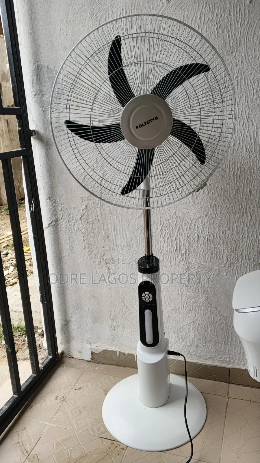 Polyester Rechargeable Fan 18inch