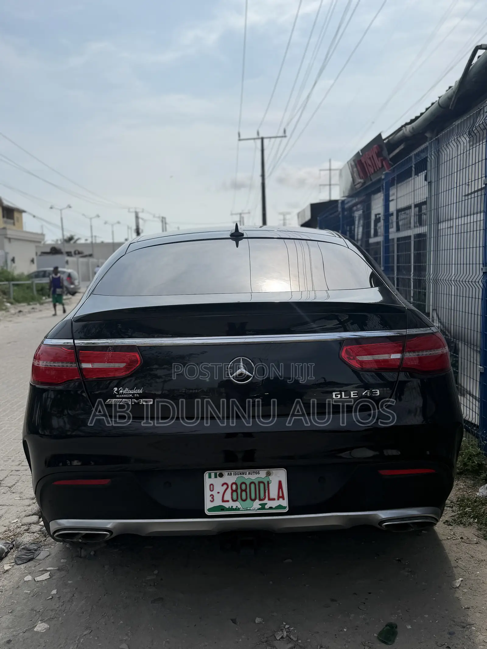 Mercedes-Benz GLE-Class AMG GLE 43 4MATIC 2017 Black