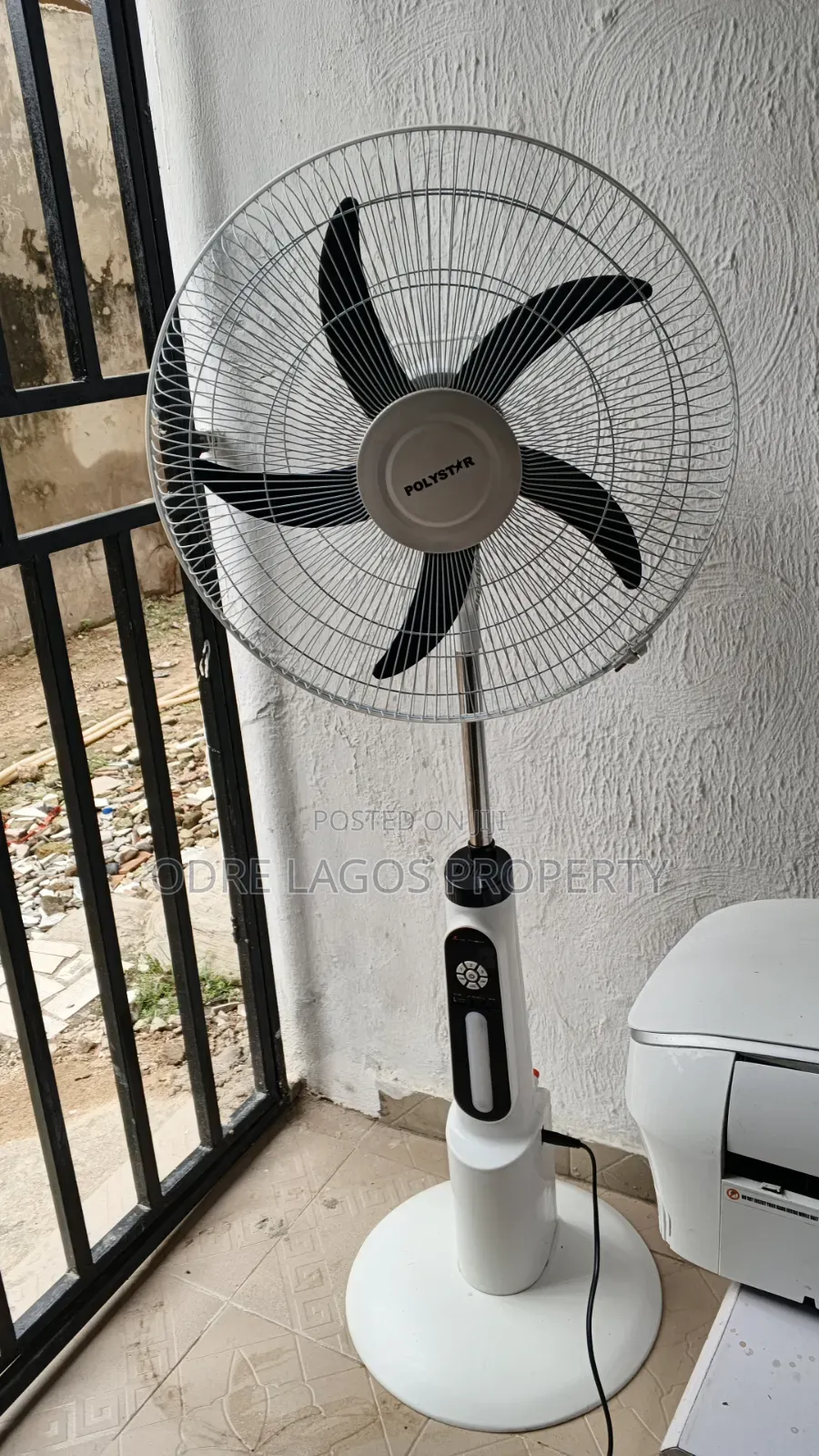 Polyester Rechargeable Fan 18inch