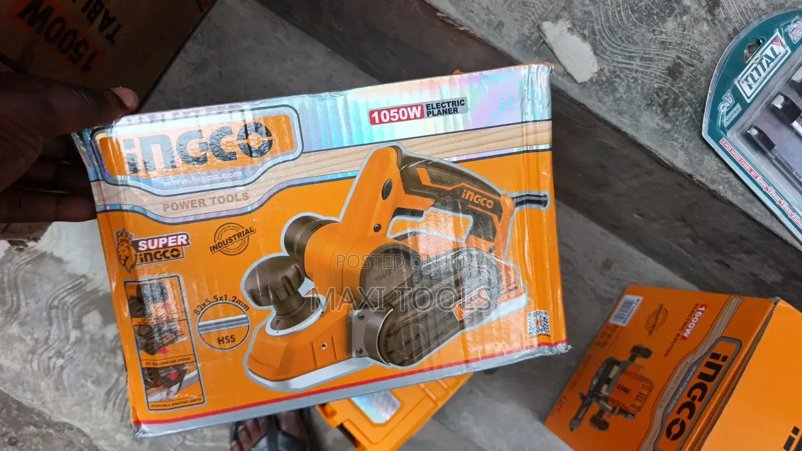 INGCO 1050W Electric Planer (Model: PL10508