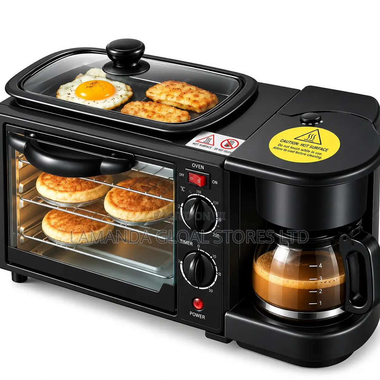 3-in-1 Multifunctional Breakfast Maker Station