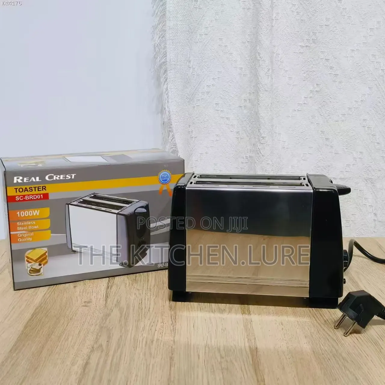 2-Slice Stainless Steel Bread Toaster