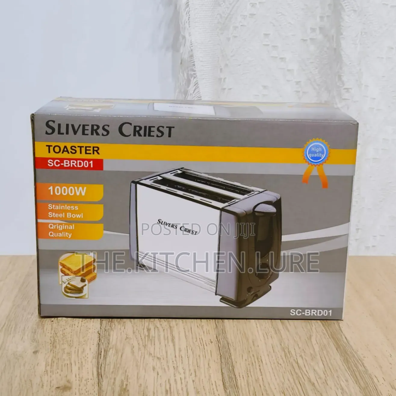 2-Slice Stainless Steel Bread Toaster
