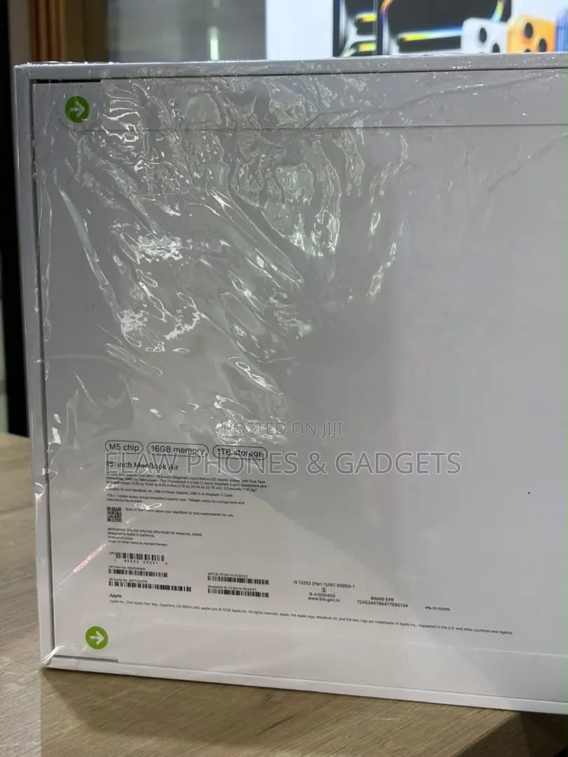 New Laptop Apple MacBook Air 2026 M5 16GB Apple M5 SSD 1T