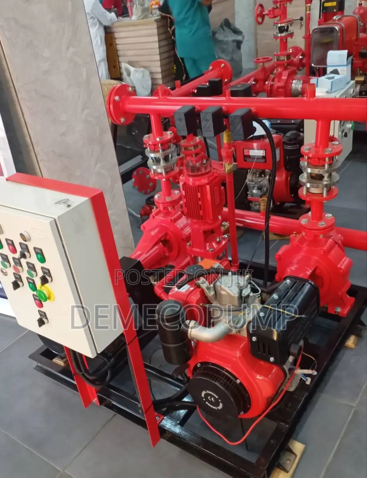 Skid-Mounted Fire Pump Set