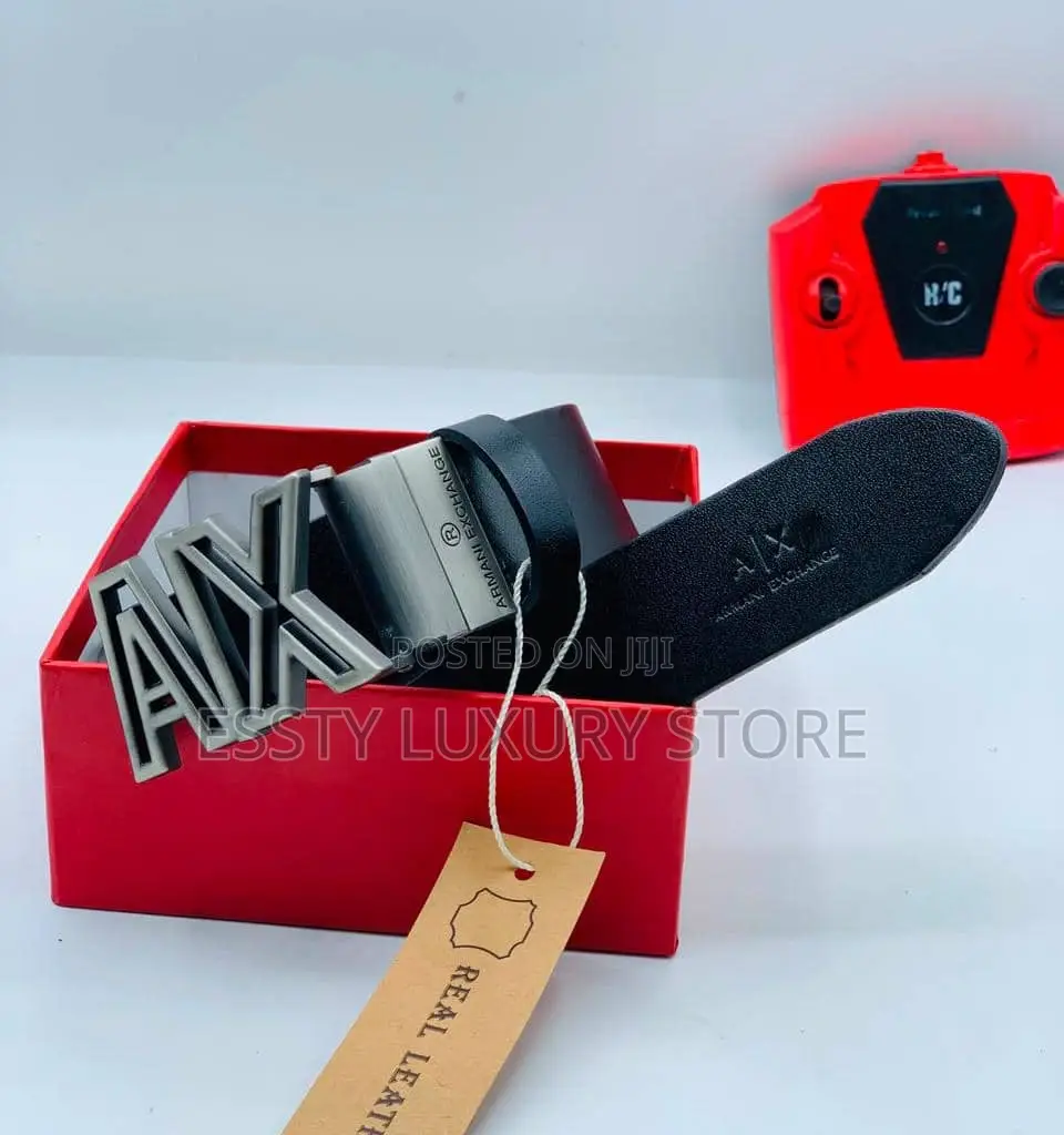 High Quality Luxury Armani Genuine Leather Belt