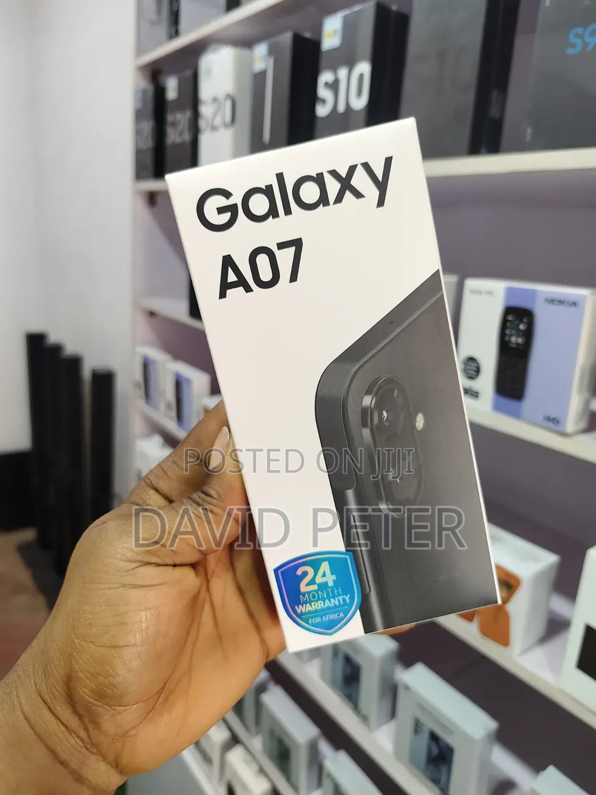 New Samsung Galaxy A07 4G 64 GB Black