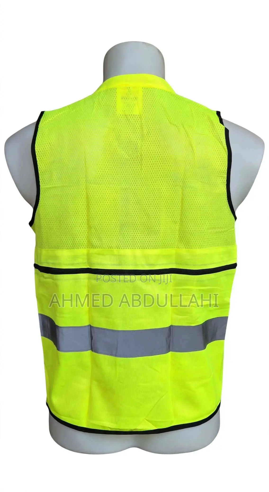 Vital Work Steel Net Reflective Jacket With Zip and Pocket