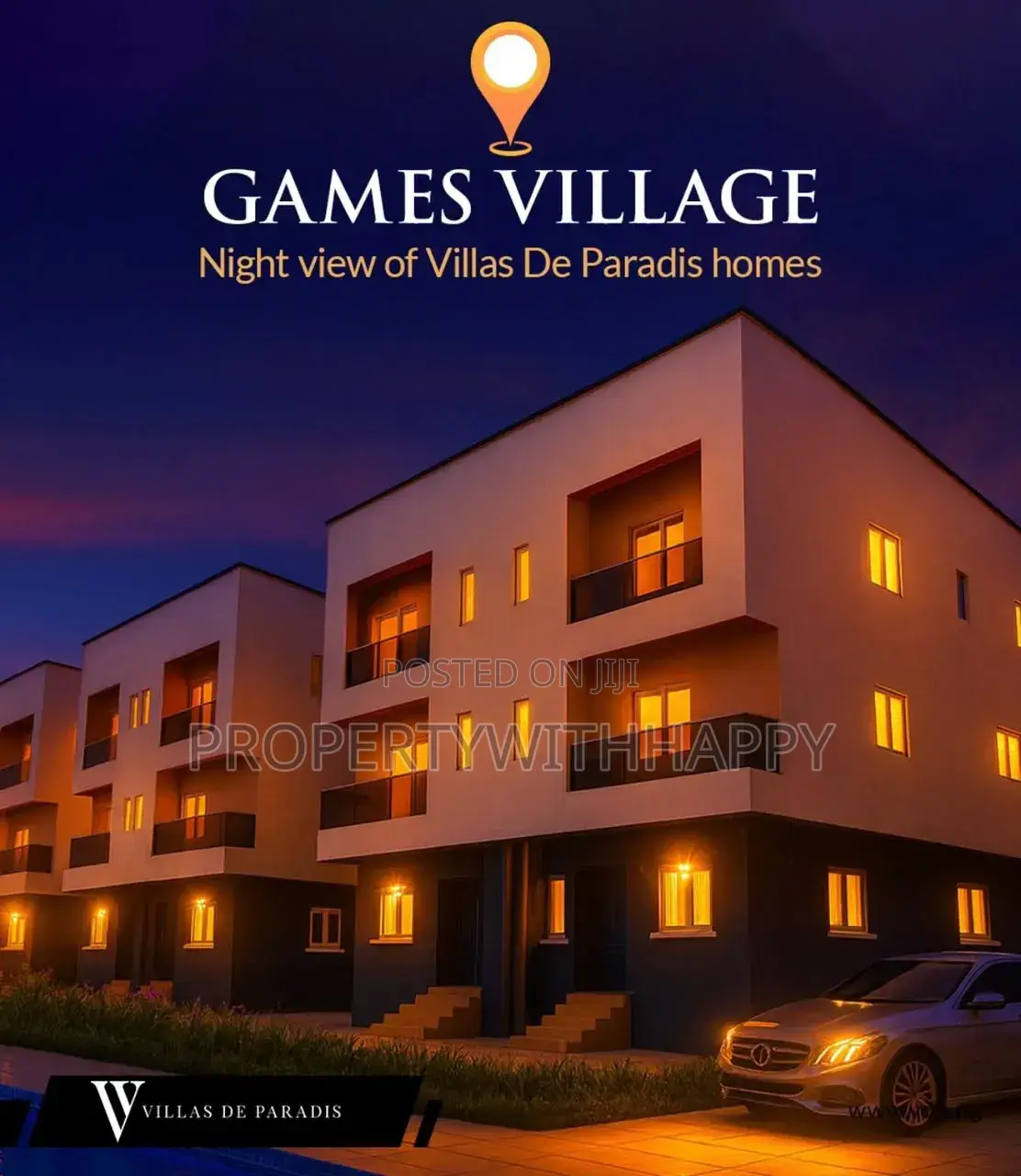 5bdrm Duplex in Villas De Paradis, Durumi for sale
