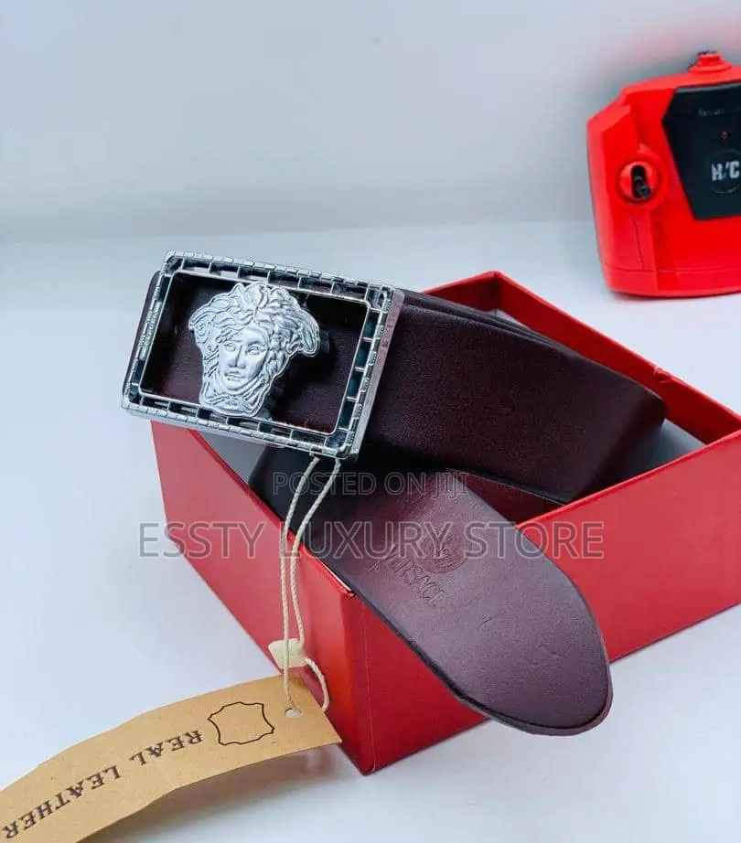 High Quality Luxury Versace Genuine Leather Belt