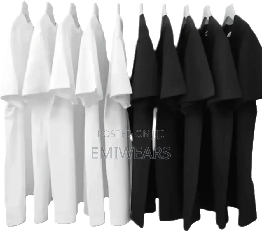 Premium Oversized Cotton Tee – Available in Black/White