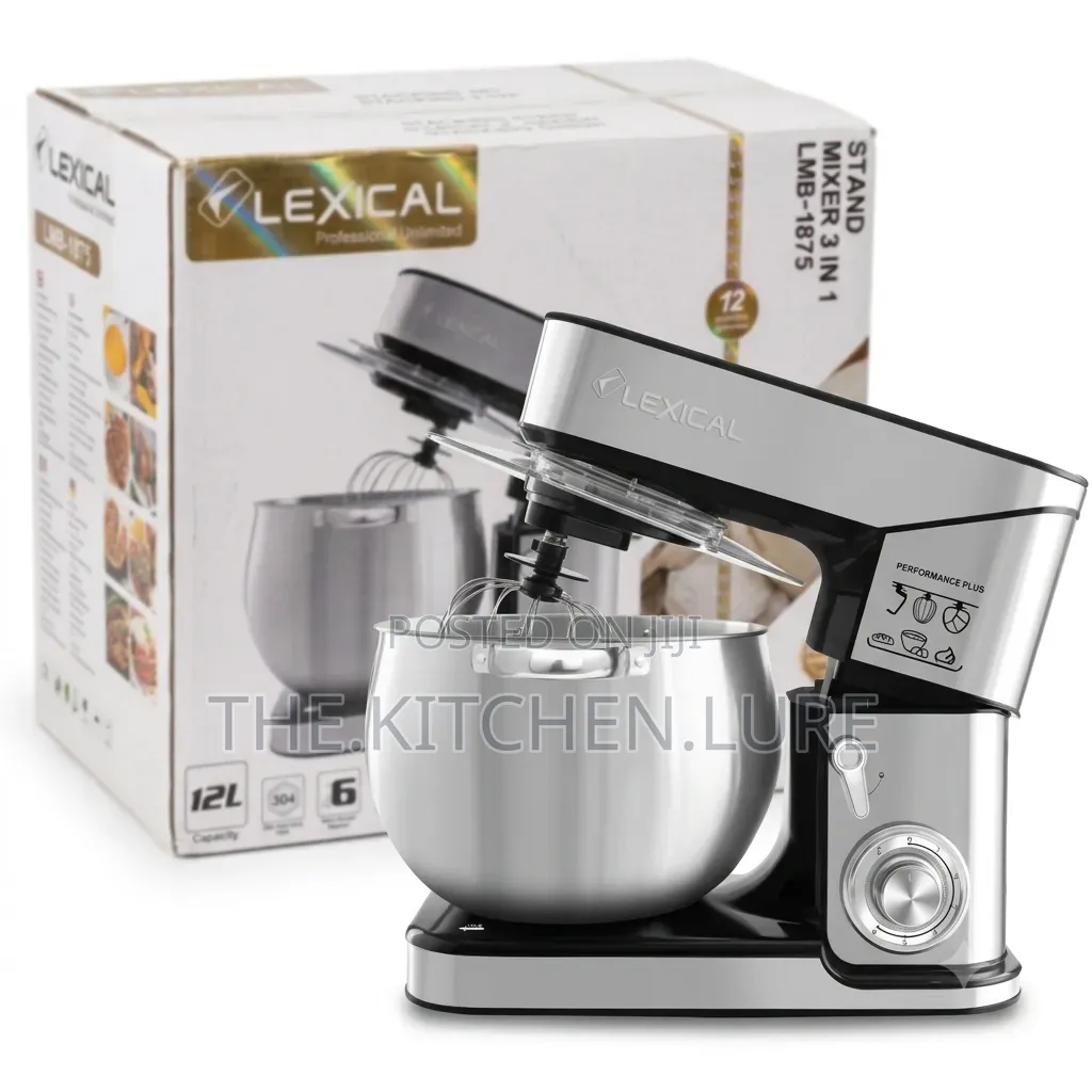 12L Lexical 3-in-1 Stand Cake Mixer