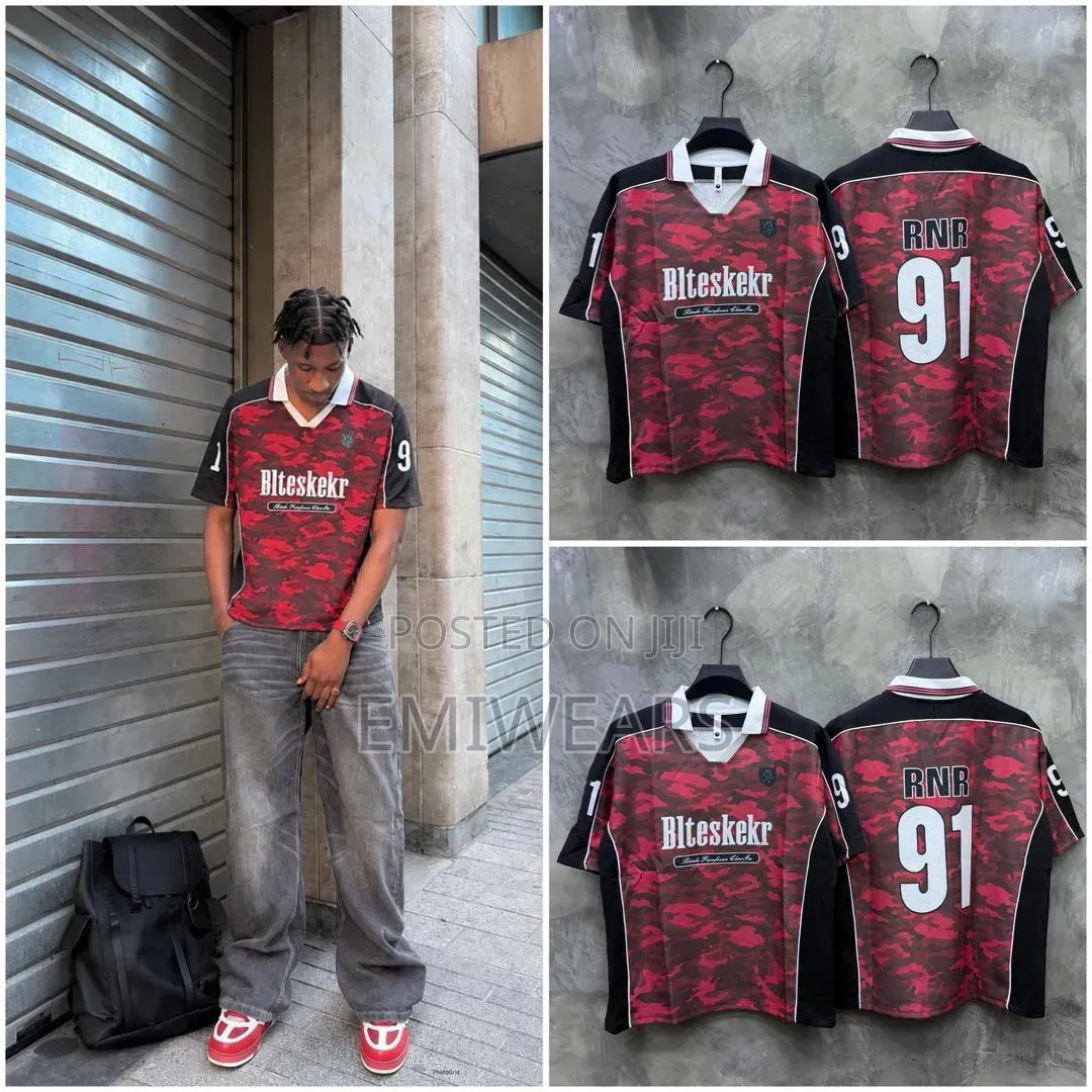 Blteskekr RNR 91 Blue Camo Retro Jersey
